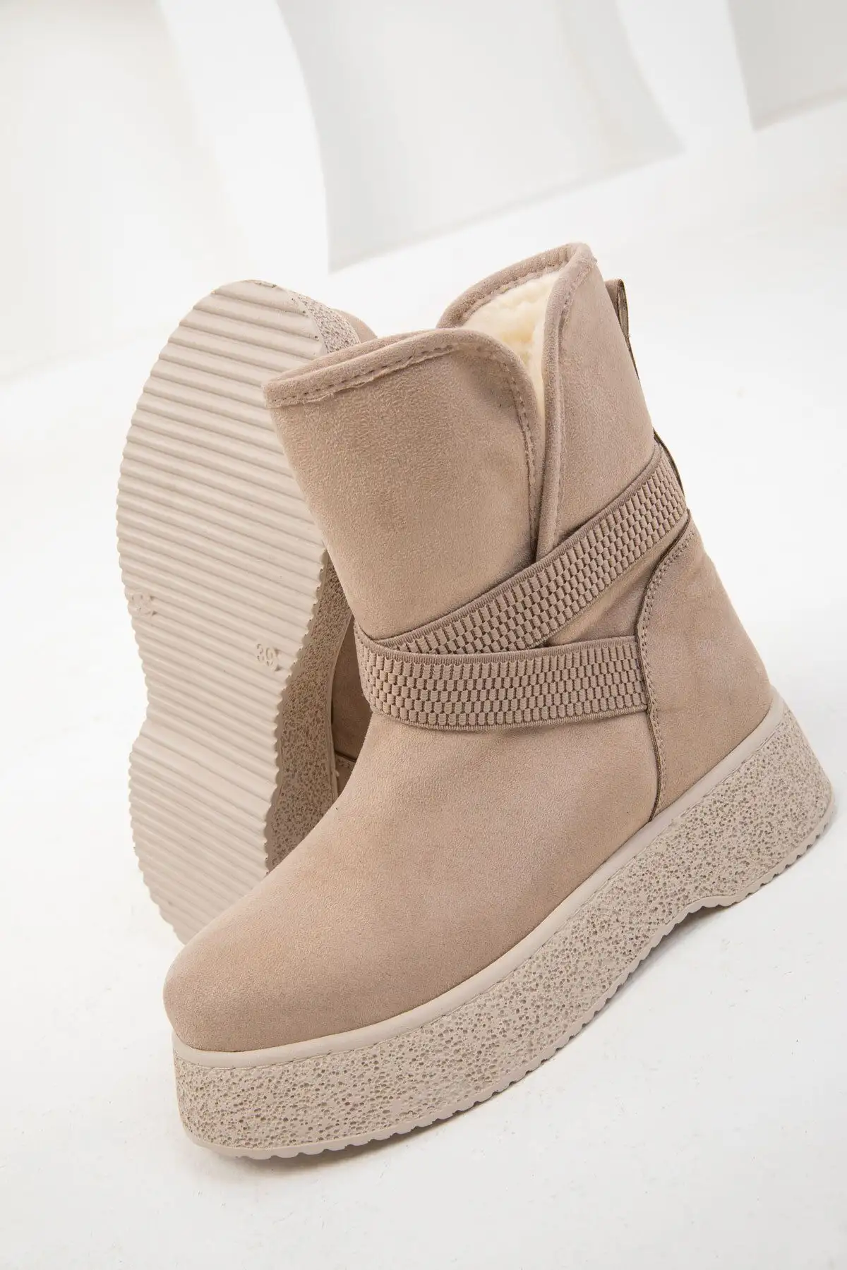 بوت و نیم‌ بوت زنانه بوت و بوتی زنانه سوئدی ten مدل 18480 - 3454