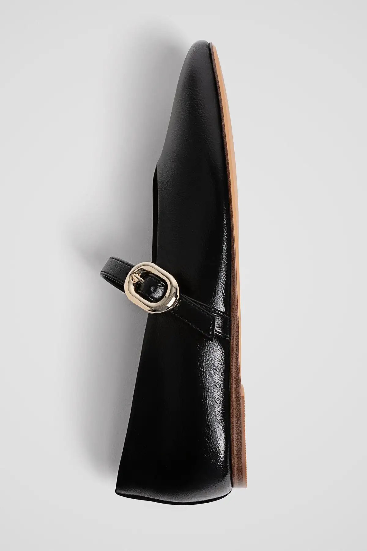 کفش مجلسی زنانه های بالرین با نوک گرد - 5437