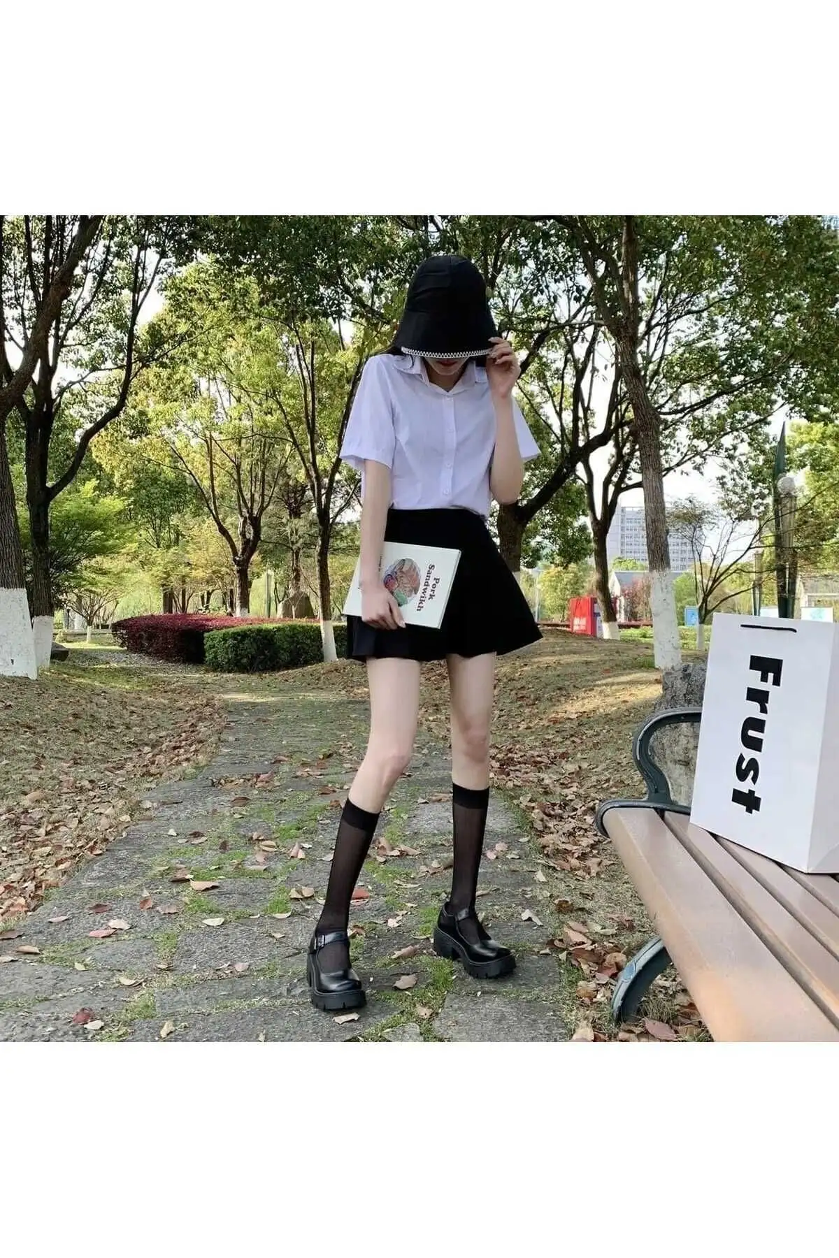 کفش روزمره مردانه  لولیتای سبک هاراجوکو اکسفورد مشکی - 4823 کفش روزمره مردانه لولیتای سبک هاراجوکو اکسفورد مشکی - 4823