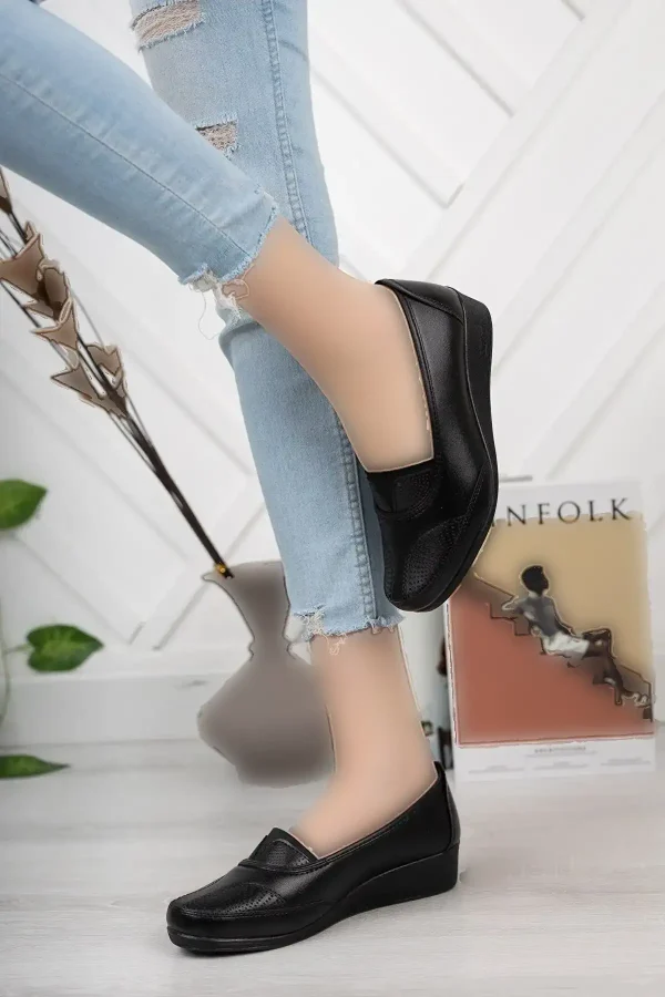 کفش تخت زنانه - بارت ortopedik بابی (سری) - مادر - روزمره - کلاسیک - 4549