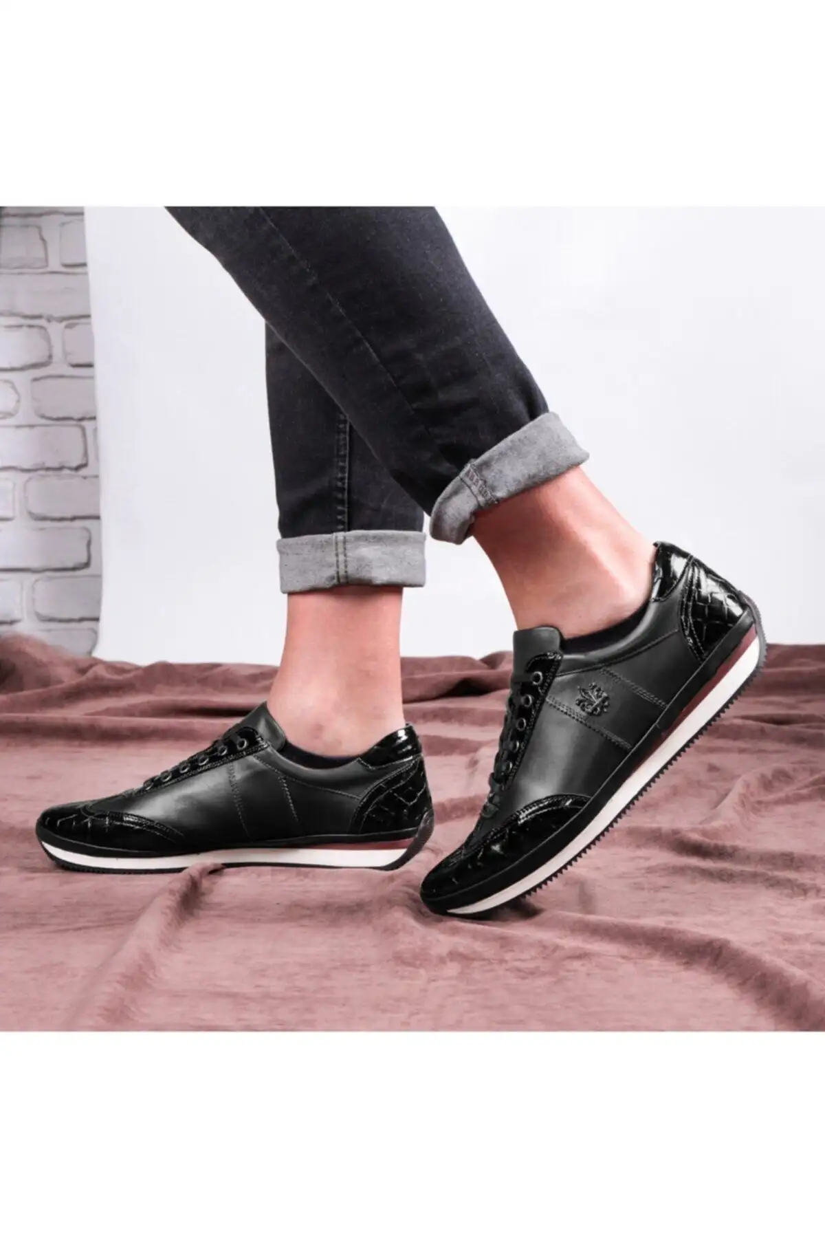 سایز بزرگ مردانه کفش روزمره مردانه مارولوس از جنس چرم طبیعی - رنگ مشکی - 3525 سایز بزرگ مردانه کفش روزمره مردانه مارولوس از جنس چرم طبیعی - رنگ مشکی - 3525