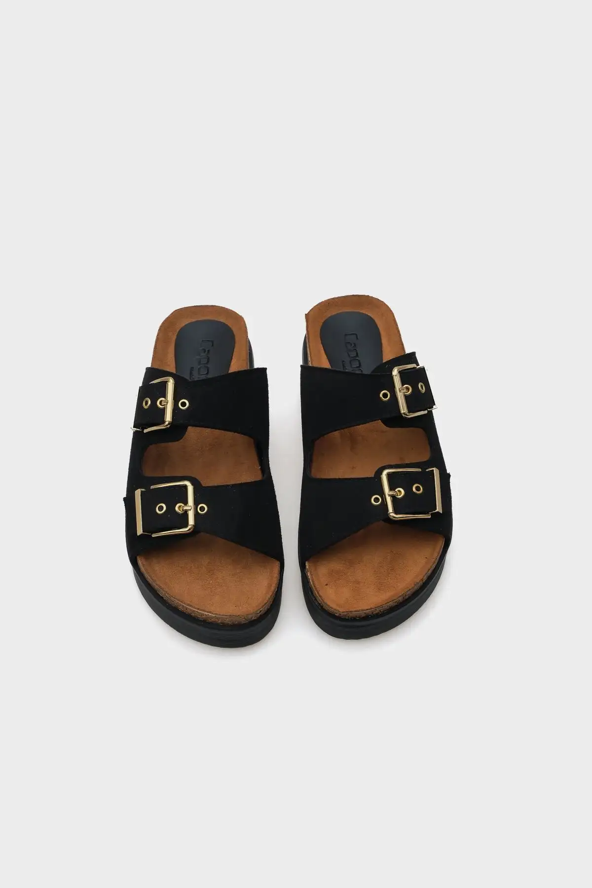 کفش راحتی خانه   زنانه پاشنه بلند دو بند دار - 5247 کفش راحتی خانه زنانه پاشنه بلند دو بند دار - 5247