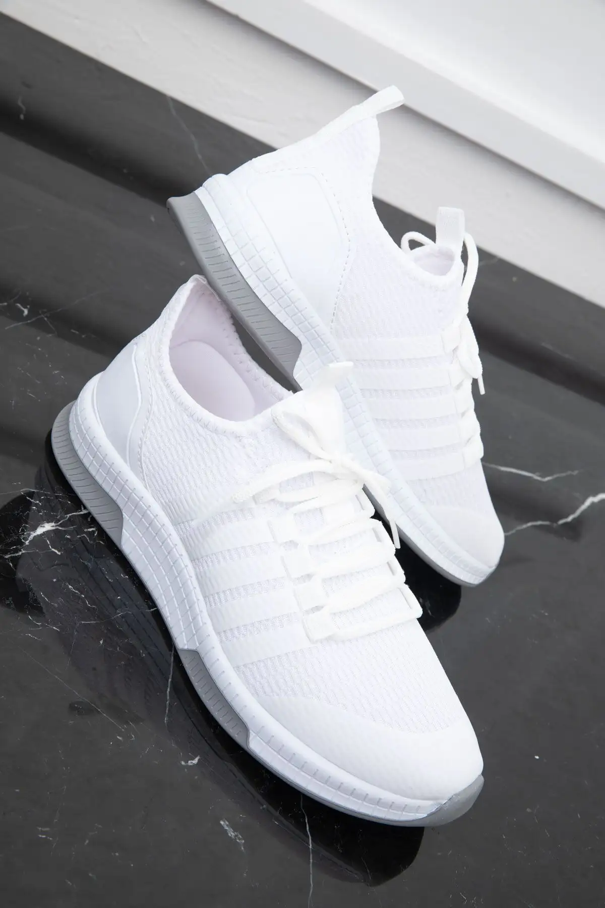 کفش زنانه کتانی  سفید 16278 - 4045 کفش زنانه کتانی سفید 16278 - 4045