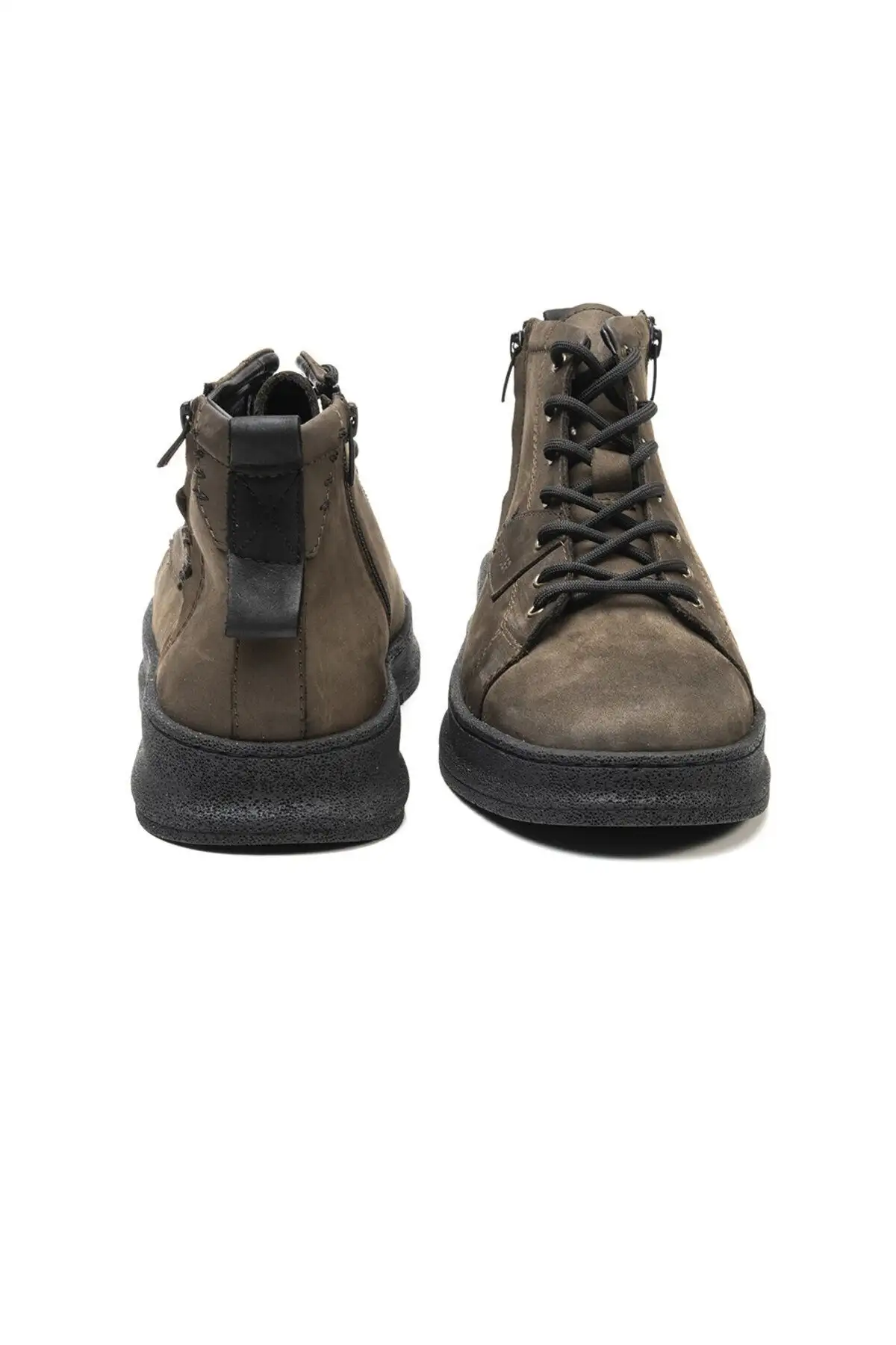 بوت مردانه کفش ورزشی چرم طبیعی دمان ۳K1UB16373 - 4940