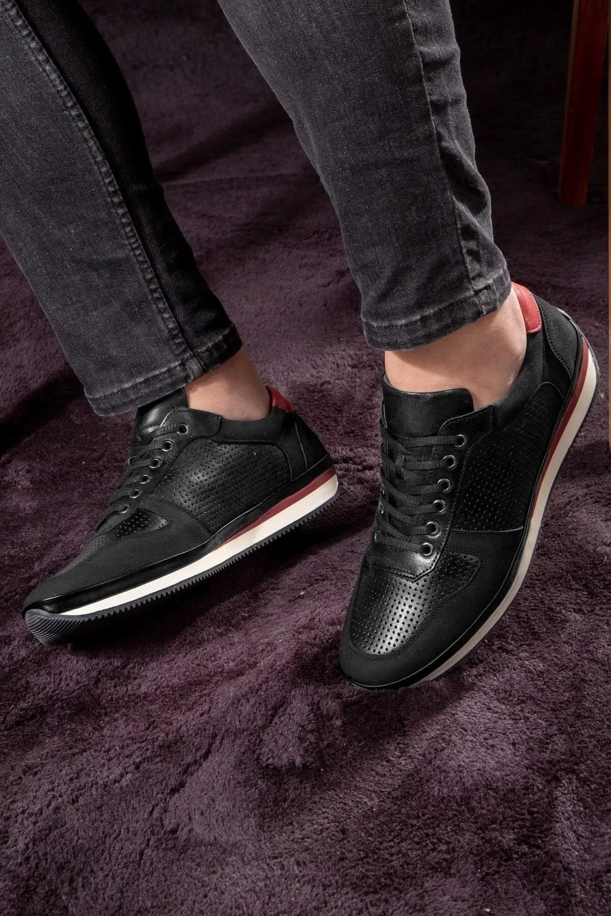 سایز بزرگ مردانه کفش روزمره مردانه از چرم طبیعی نرم، کفش غیررسمی، کفش 100% چرم، کفش چهار فصل - 3531 سایز بزرگ مردانه کفش روزمره مردانه از چرم طبیعی نرم، کفش غیررسمی، کفش 100% چرم، کفش چهار فصل - 3531