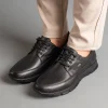 کفش روزمره مردانه زمستانی چرم با ماساژ پاشنه ارتوپدیک - 4809