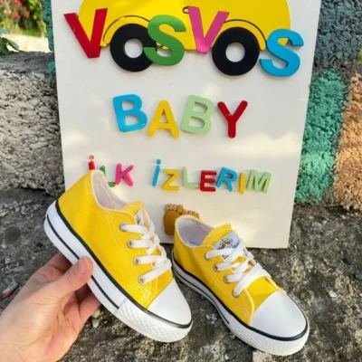 کفش بچگانه کفش ورزشی زرد (راحت/کفیت عریض) - 3621