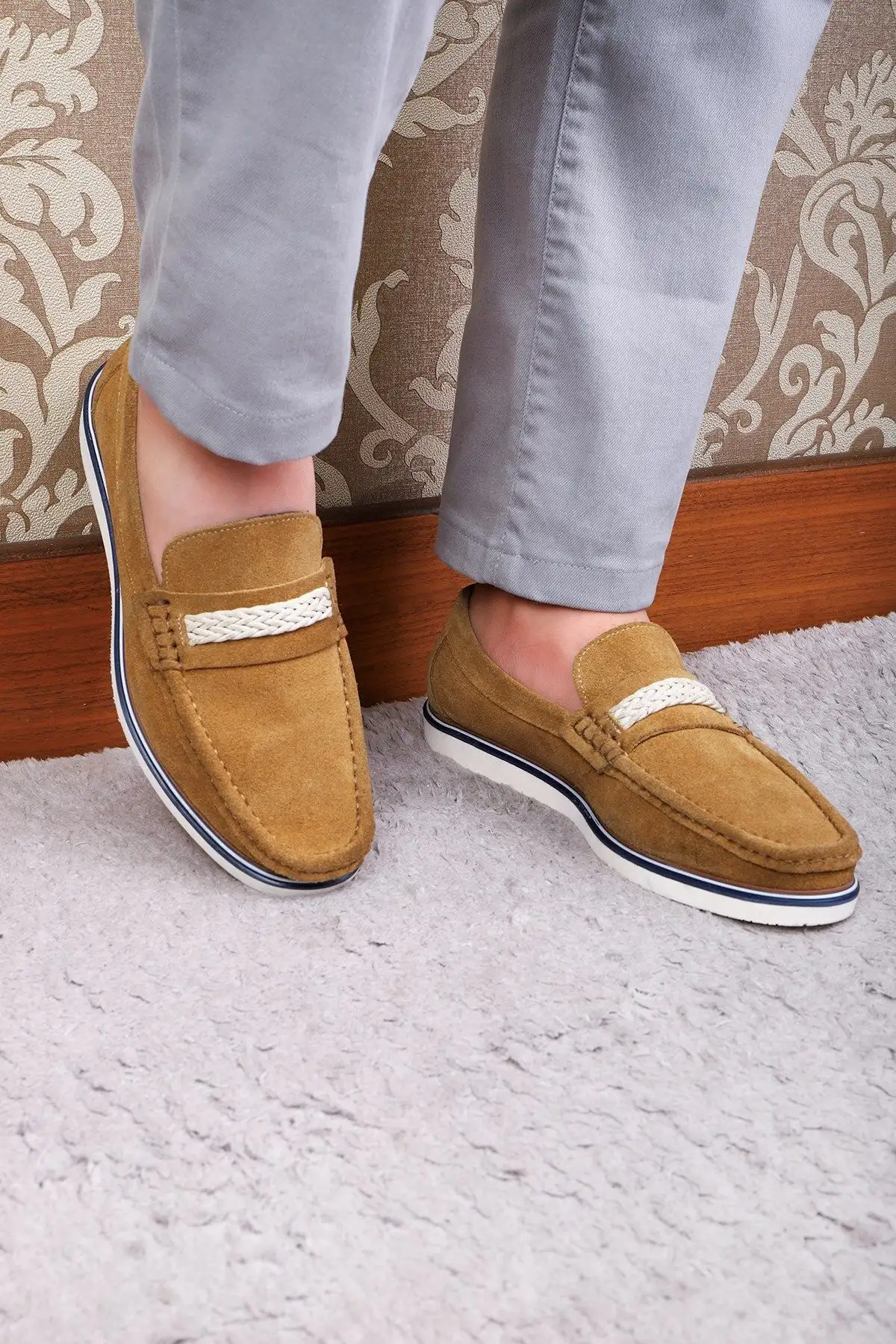 کفش روزمره مردانه کفش روزمره مردانه loafers چرم طبیعی سوئیت ترپانی - 3940 کفش روزمره مردانه کفش روزمره مردانه loafers چرم طبیعی سوئیت ترپانی - 3940