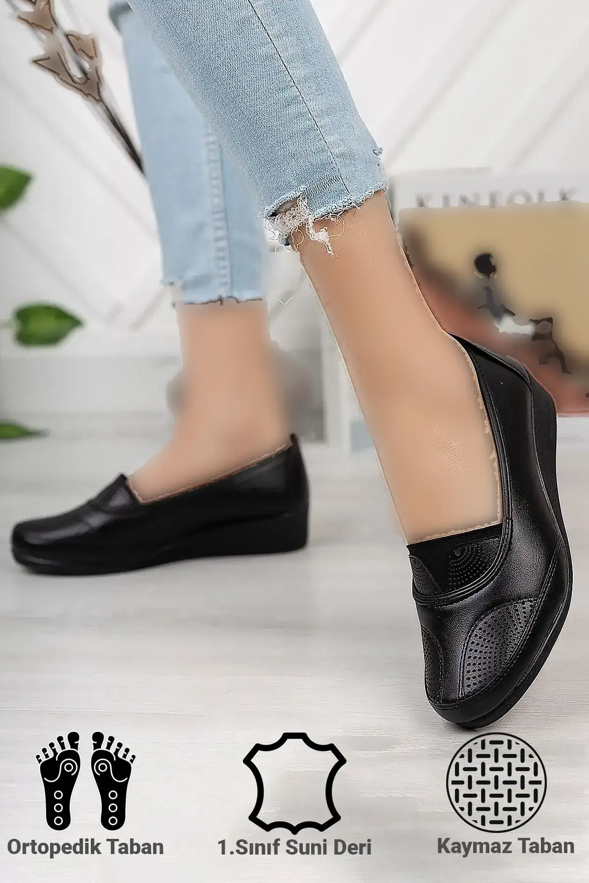 کفش تخت زنانه بیمارستانی تمام اورتوپدیک، مادر، روزمره، کلاسیک - 5197 کفش تخت زنانه بیمارستانی تمام اورتوپدیک، مادر، روزمره، کلاسیک - 5197