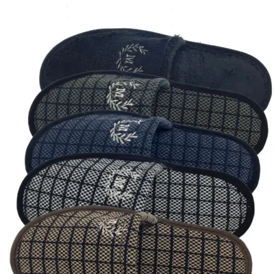 کفش راحتی خانه پک ۵ عددی دمپایی مردانه مودافراتو با طرح‌های مختلف - دمپایی خانگی - 4602