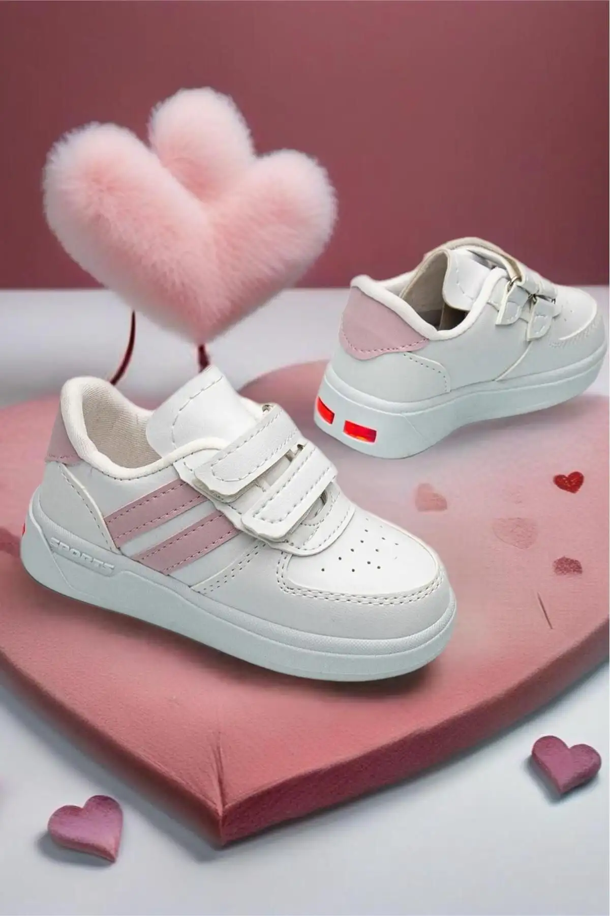 کفش بچگانه کفش ورزشی چراغدار کودکانه دخترانه و پسرانه سسا - 3611