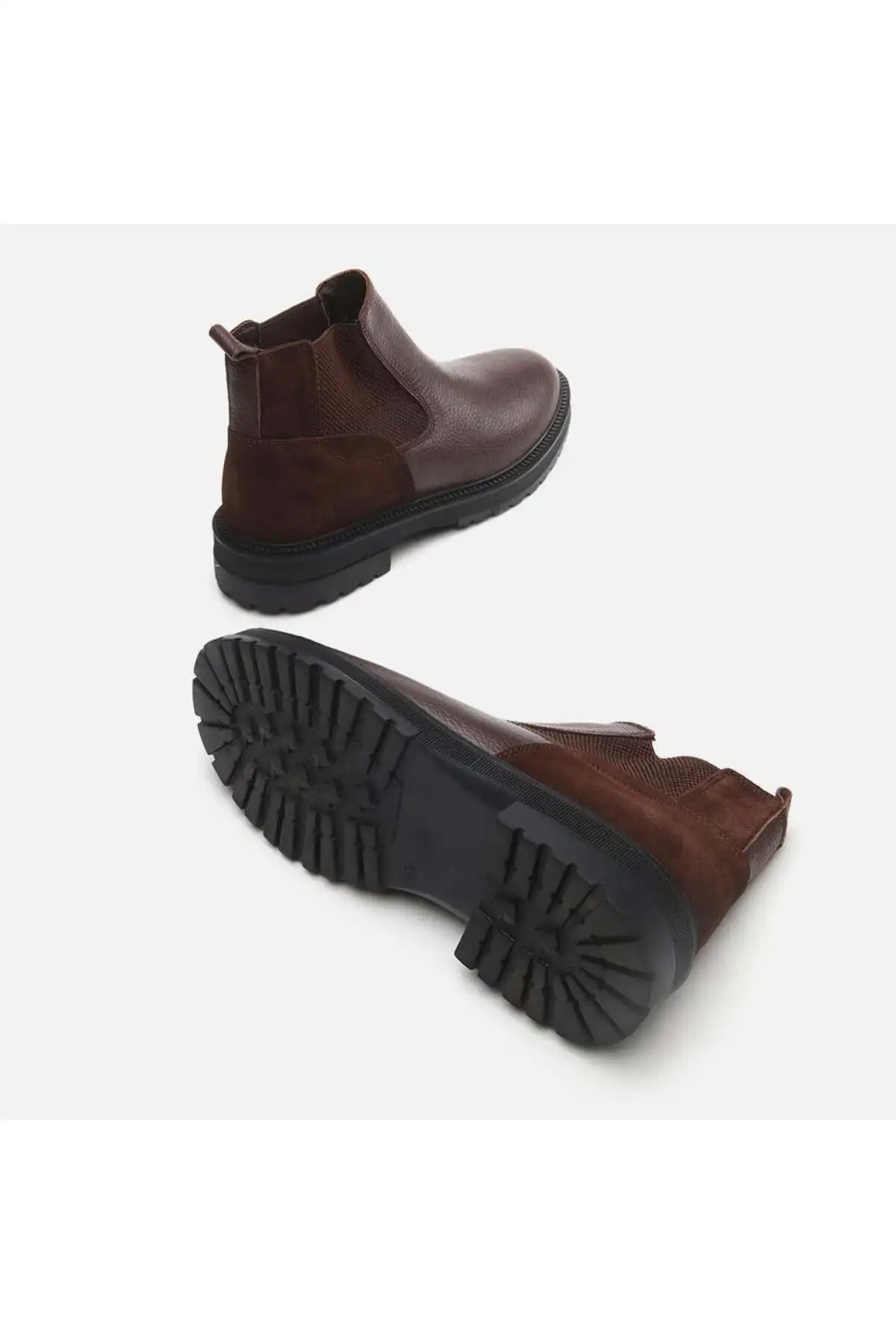 بوت مردانه کفش قهوه‌ای 02BOY296130A480 - 4935