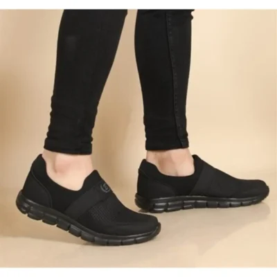 کفش روزمره مردانه کاپشن آنوراک بلک سی 527 - فایل نِفس الیر - سبک و راحت - ورزشی بدون بند و آسان پوشیدن - 5383