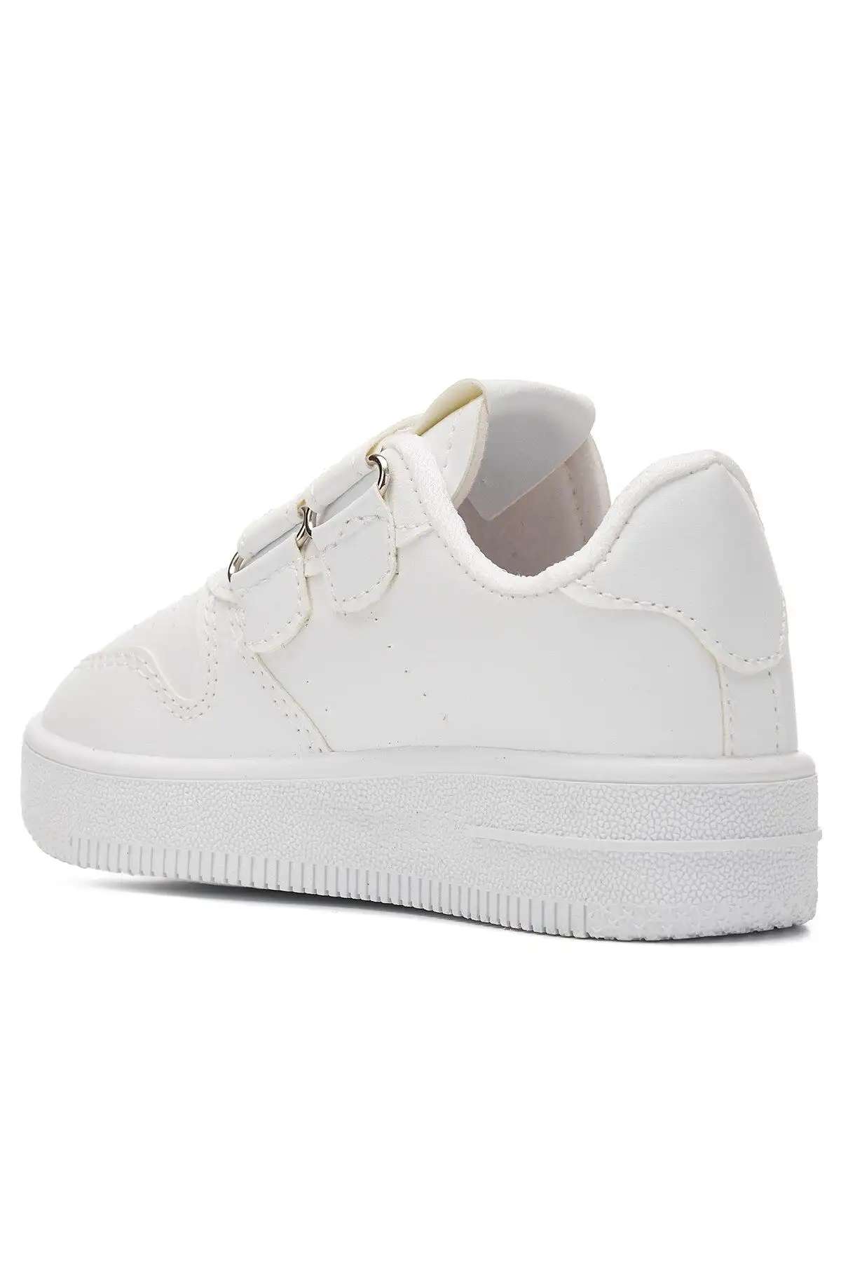 کفش نوزاد پسر  ورزشی راحت و سبک بچهگانه روزمره با بند چسبی و دو نوار نارنجی و سفید مدل ZL001 - 4108 کفش نوزاد پسر ورزشی راحت و سبک بچهگانه روزمره با بند چسبی و دو نوار نارنجی و سفید مدل ZL001 - 4108