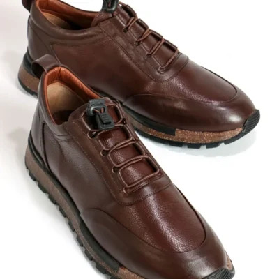 کفش روزمره مردانه کژوال چرم طبیعی - 4786
