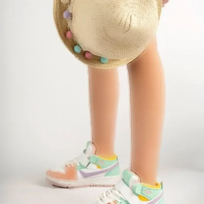 کفش بسکتبال مدل کتانی چسبی کودکانه - 5102