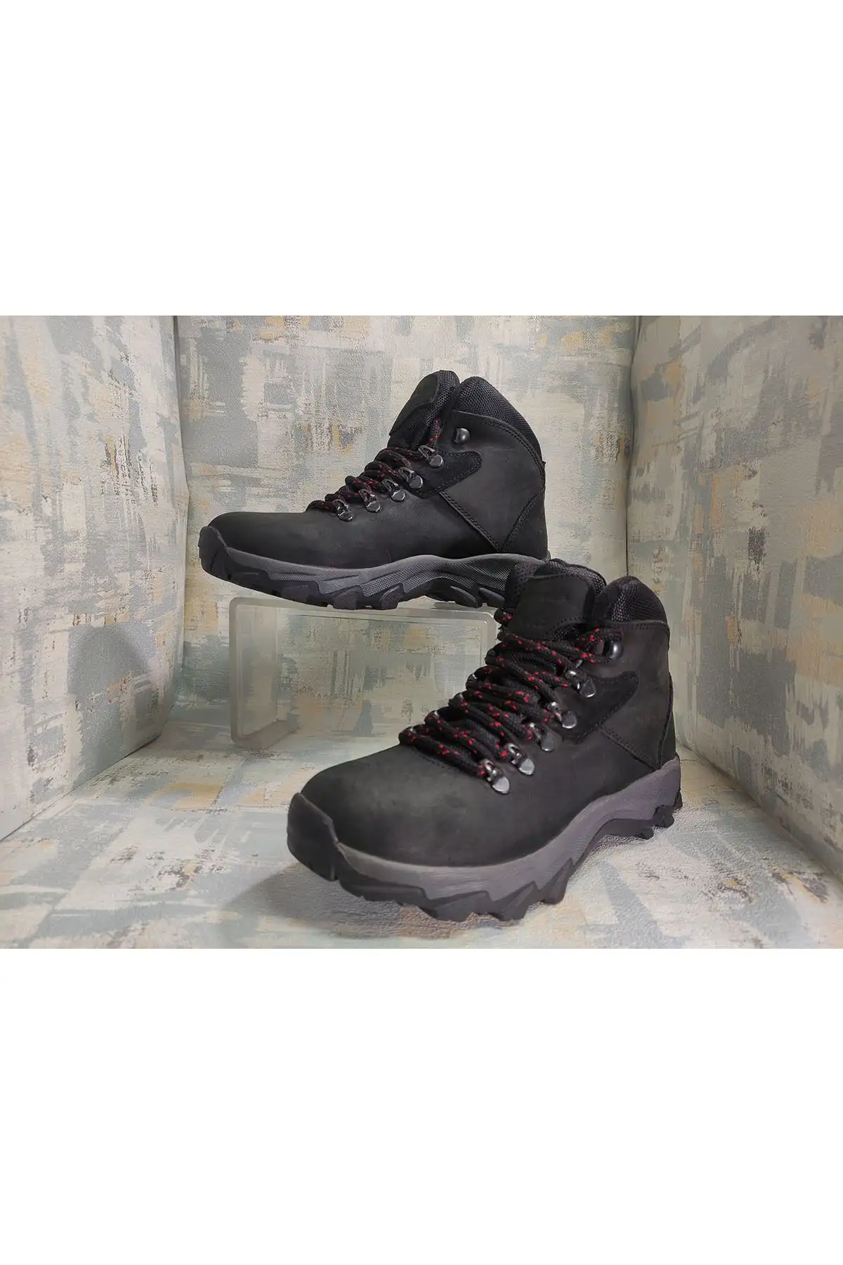 بوت مردانه بوت پزشکی ارتوپدی ریچاردو کالی مشکی یونیسکس با زیره ضد لغزش - 3442 بوت مردانه بوت پزشکی ارتوپدی ریچاردو کالی مشکی یونیسکس با زیره ضد لغزش - 3442