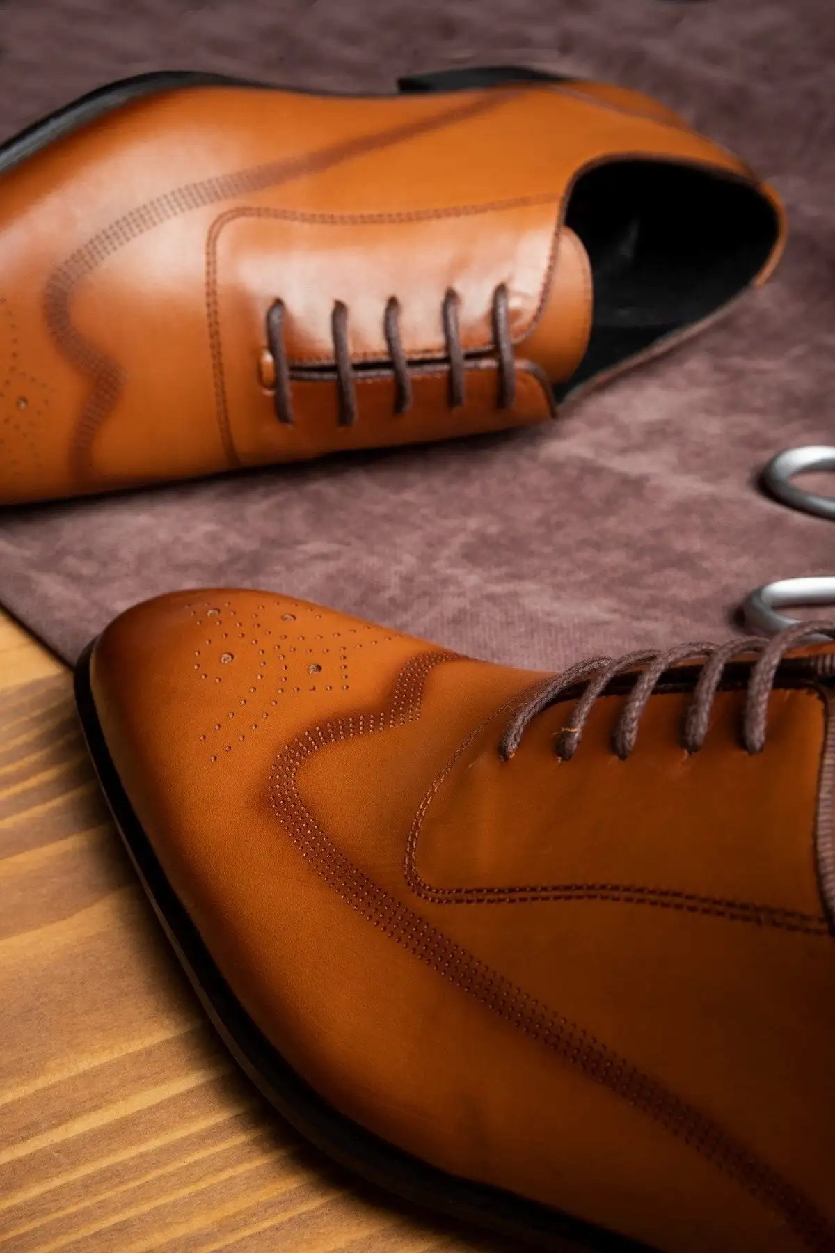 سایز بزرگ مردانه کفش کلاسیک اکسفورد مردانه با بند از چرم طبیعی شیک - 3500 سایز بزرگ مردانه کفش کلاسیک اکسفورد مردانه با بند از چرم طبیعی شیک - 3500