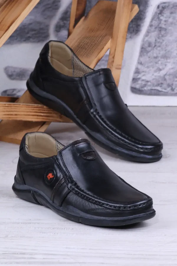 سایز بزرگ مردانه تمز کفش مردانه تابستانی از چرم طبیعی - 3516