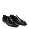 کفش رسمی مردانه چرم سیاه مدل مocasین سیاه - 3997