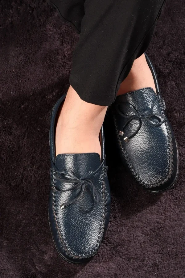 سایز بزرگ مردانه 1. کفش روزمره آقایان از چرم طبیعی برند بورد 2. کفش loafer (لوفر) 3. کفش سبک - 3479