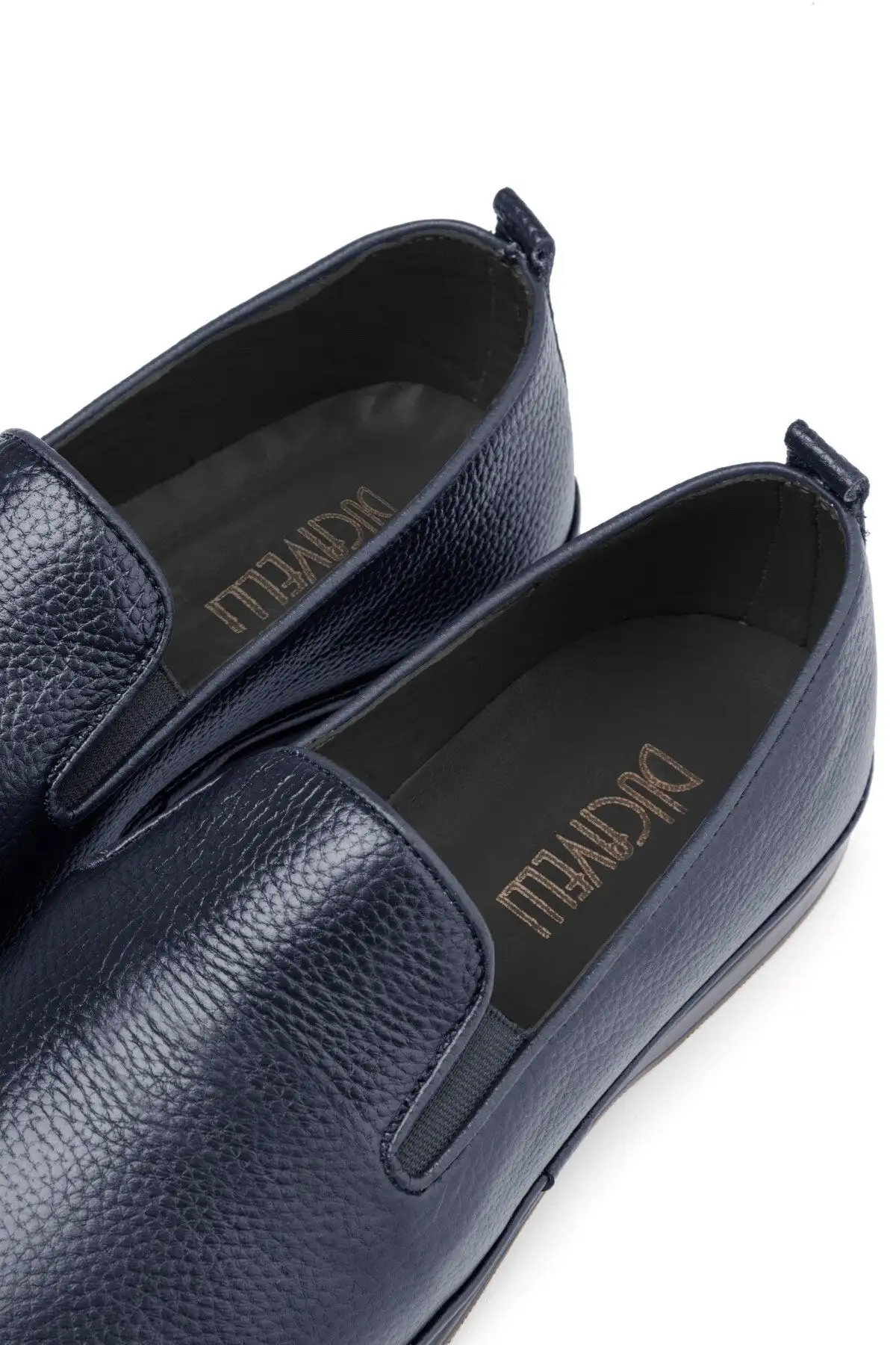 کفش مردانه کتانی راحتی مردانه کنت هاکیکی از چرم طبیعی، کفش پدر، کفش اورتوپدیک، لوفردار - 3270