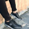 کفش رسمی مردانه کلاسیک با بند چرم مشکی - طراحی شیک - 4637