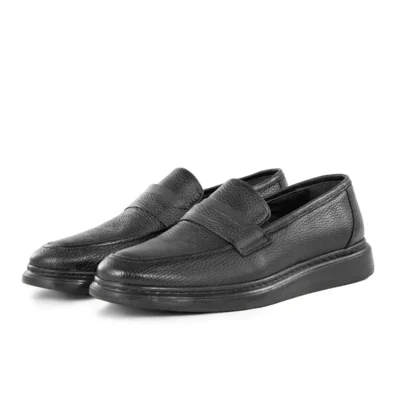 کفش روزمره مردانه فرنوی کلاسیک از چرم طبیعی، کلاسیک لوفر - 4783