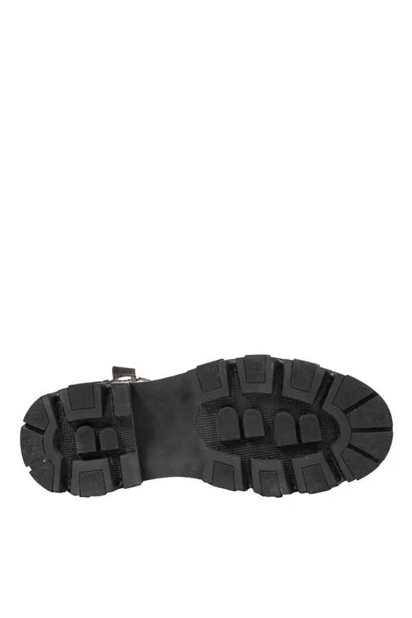 بوت مردانه چکمه چرمی مردانه سیاه BUL-250005 اندازه: 43 - 3448