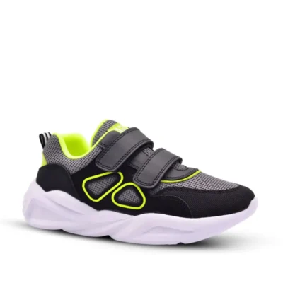کفش پسرانه ورزشی مردانه و با زیره فوق سبک مانج ایر مشکی - 4480