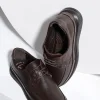 کفش روزمره مردانه 1. راحتی ارتوپدیک پوچه از چرم طبیعی 2. بابا 3. ارتوپدیک - 4639