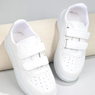 کفش بچگانه کفش ورزشی کودکانه هوشمند راحت و نازک سفید مدل ایر V2 - 3582