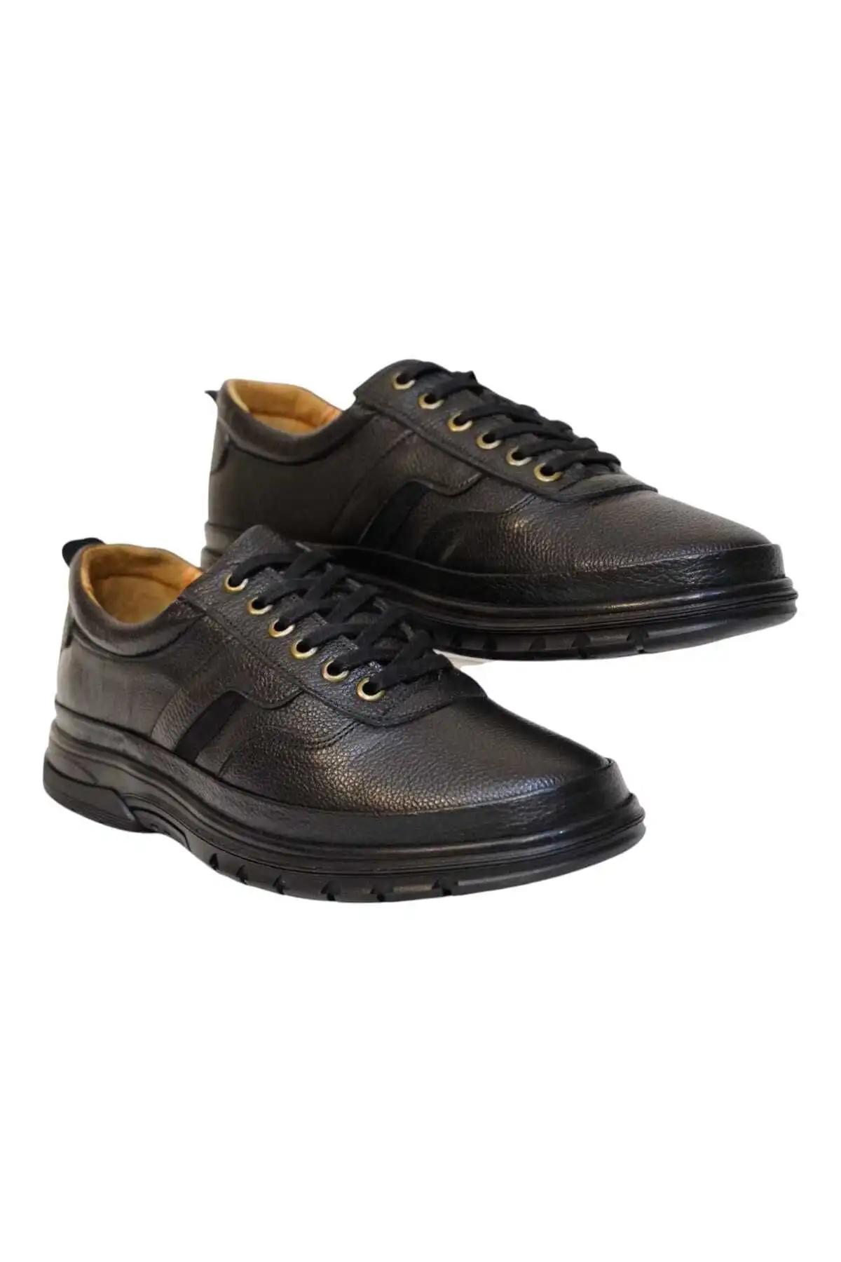 سایز بزرگ مردانه کفش مردانه چرمی، چرمی اصل، بند دار، دارای زیره ضدلغزش و کفی ارتوپدی ژلی - 3485 سایز بزرگ مردانه کفش مردانه چرمی، چرمی اصل، بند دار، دارای زیره ضدلغزش و کفی ارتوپدی ژلی - 3485