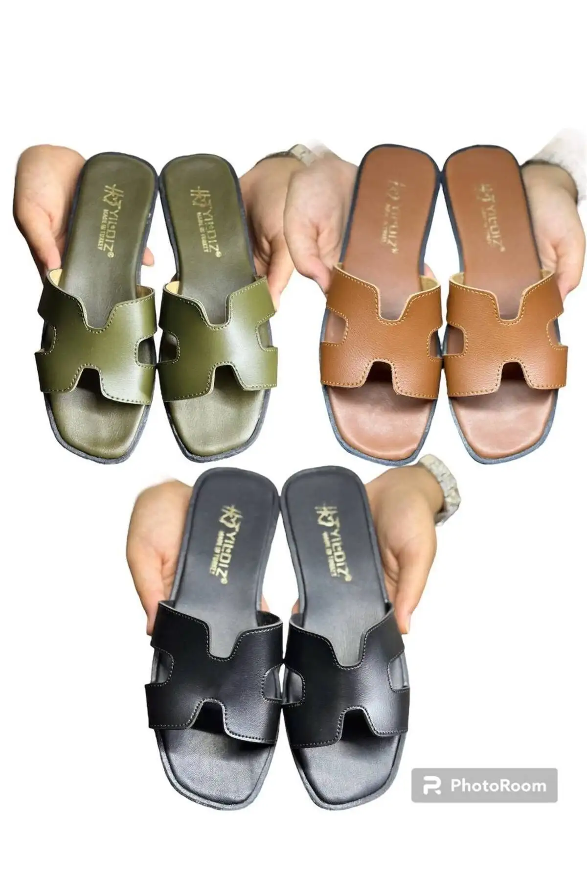 کفش راحتی خانه ترجمه محصول به فارسی: "دمپایی سه لایه، دمپایی روزمره تابستانی، دمپایی خانگی برای بیرون و مهمانی، دمپایی جهیزیه" - 4619