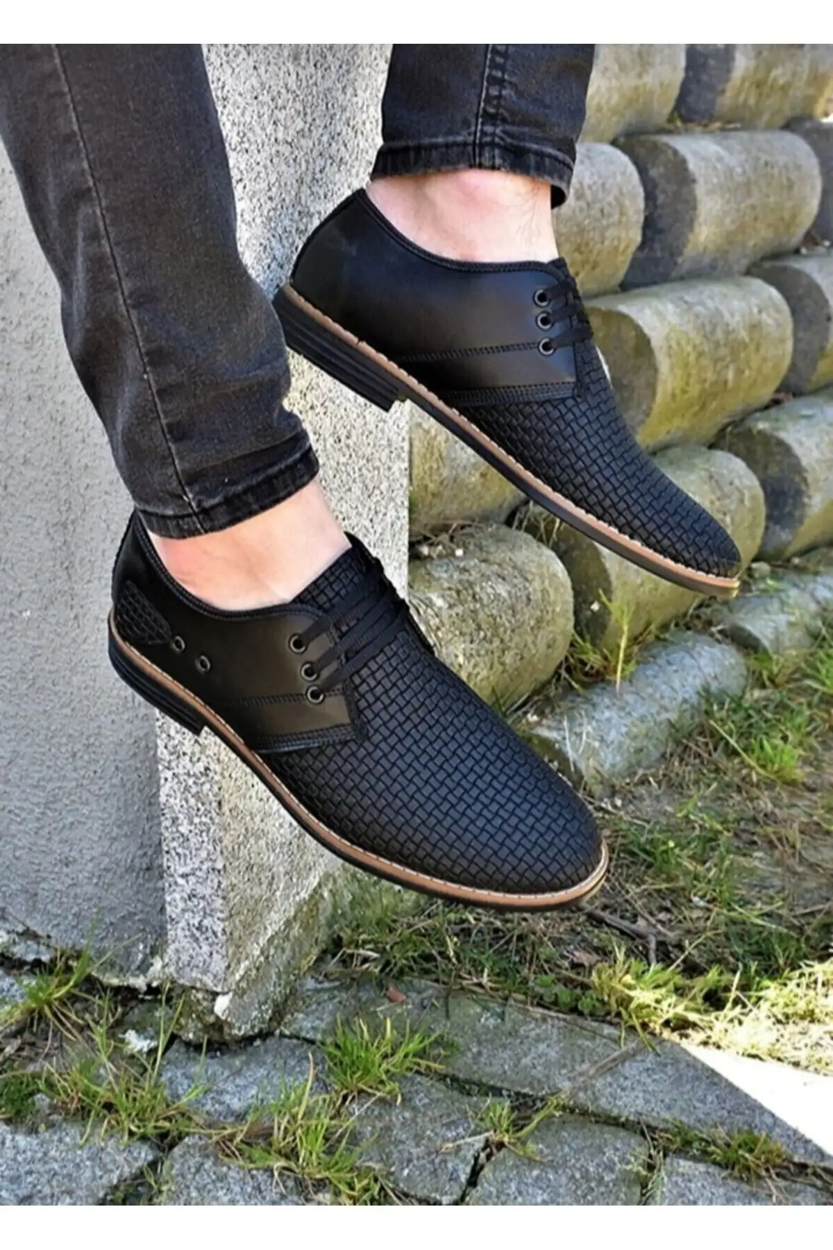 کفش روزمره مردانه راحت با بند - 4648 کفش روزمره مردانه راحت با بند - 4648