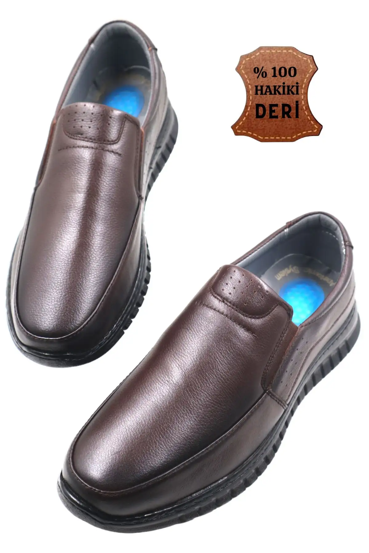 کفش رسمی مردانه کفش روزمره مردانه چرم طبیعی فوقالعاده راحت جلی قهوهای - 3922 کفش رسمی مردانه کفش روزمره مردانه چرم طبیعی فوقالعاده راحت جلی قهوهای - 3922