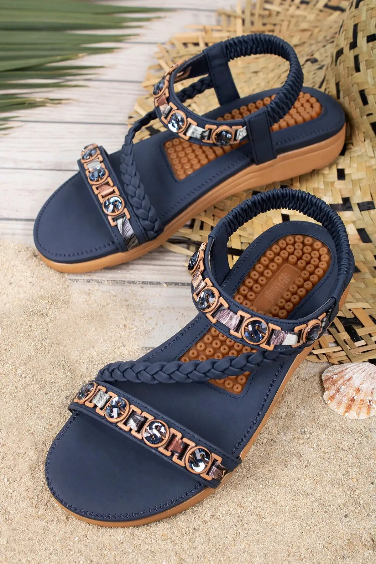 کفش صندل زنانه روزمره نورس آناتومیک فشن - 4679