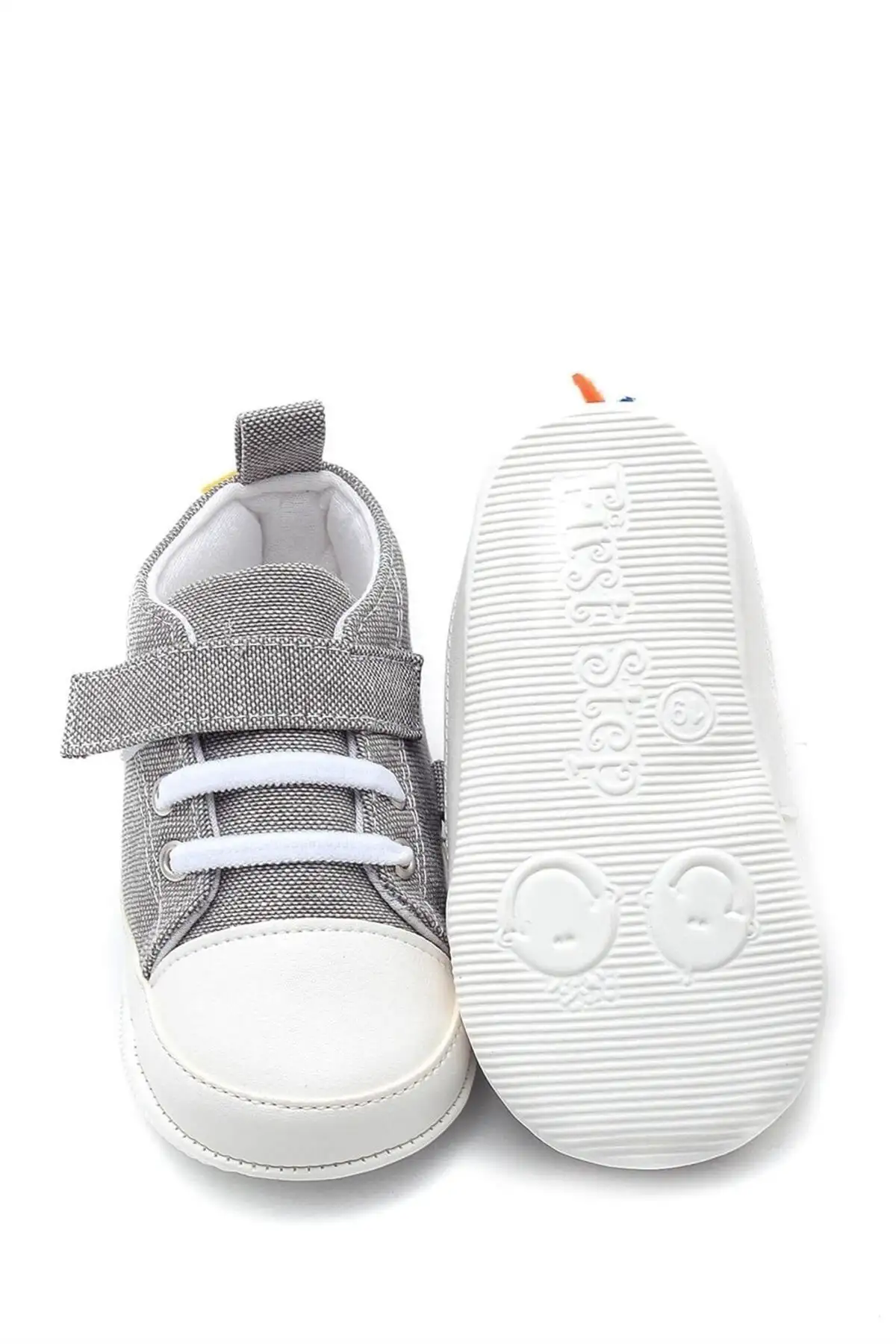 کفش نوزاد پسر پاپوش نوزاد طرح دایناسور - خاکستری - کد G-2319 - 3284 کفش نوزاد پسر پاپوش نوزاد طرح دایناسور - خاکستری - کد G-2319 - 3284