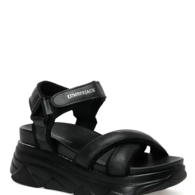 کفش صندل زنانه Grıtty 2fx سیاه ورزشی - 4865