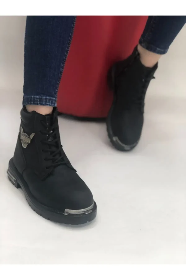 بوت مردانه بوت سیاه unisex مدل Scr06hd - 3438