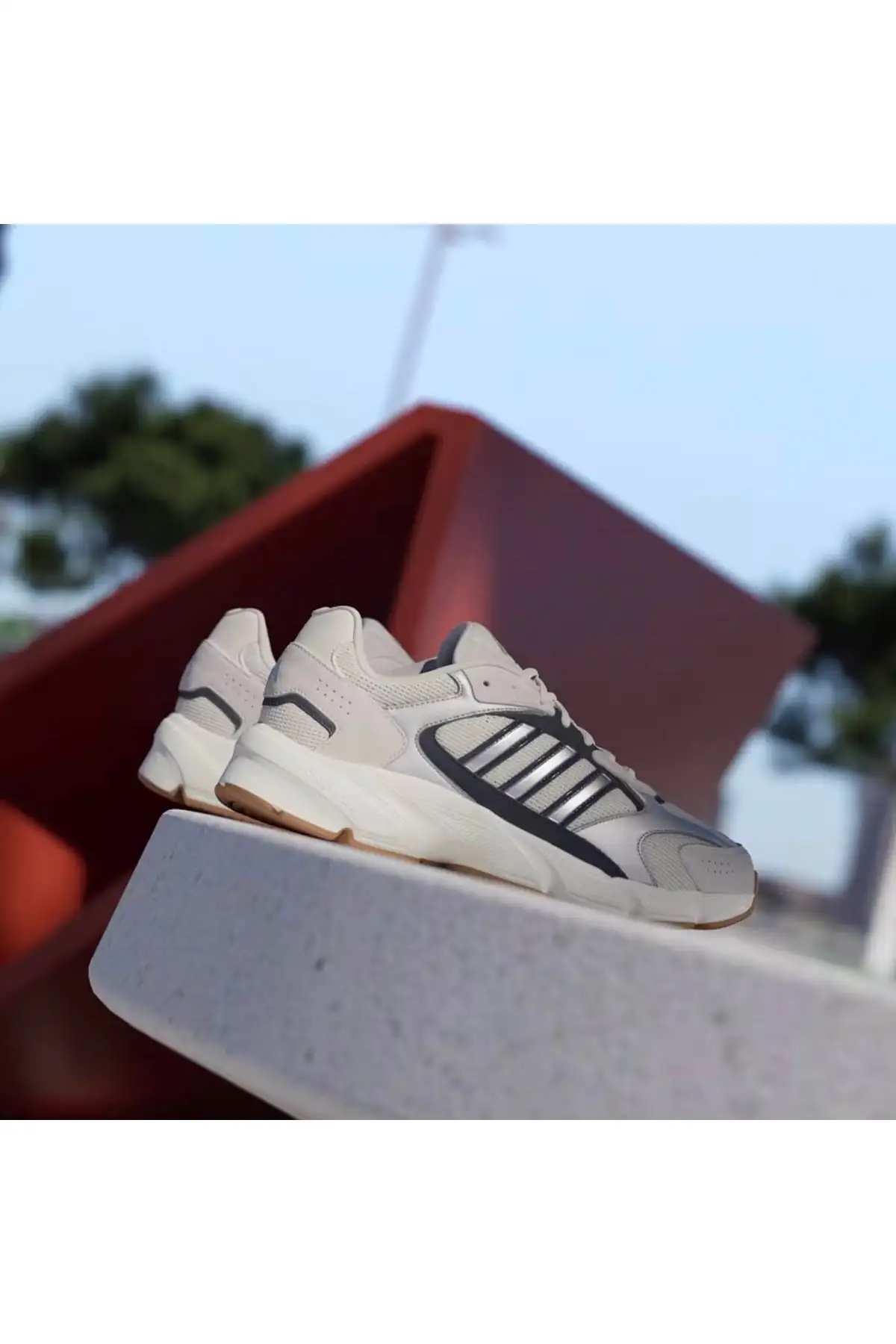 کفش ورزشی روزمره اسپرت مردانه خاکستری - سرمه‌ای Ig4351 Crazychaos 2000 - 4203