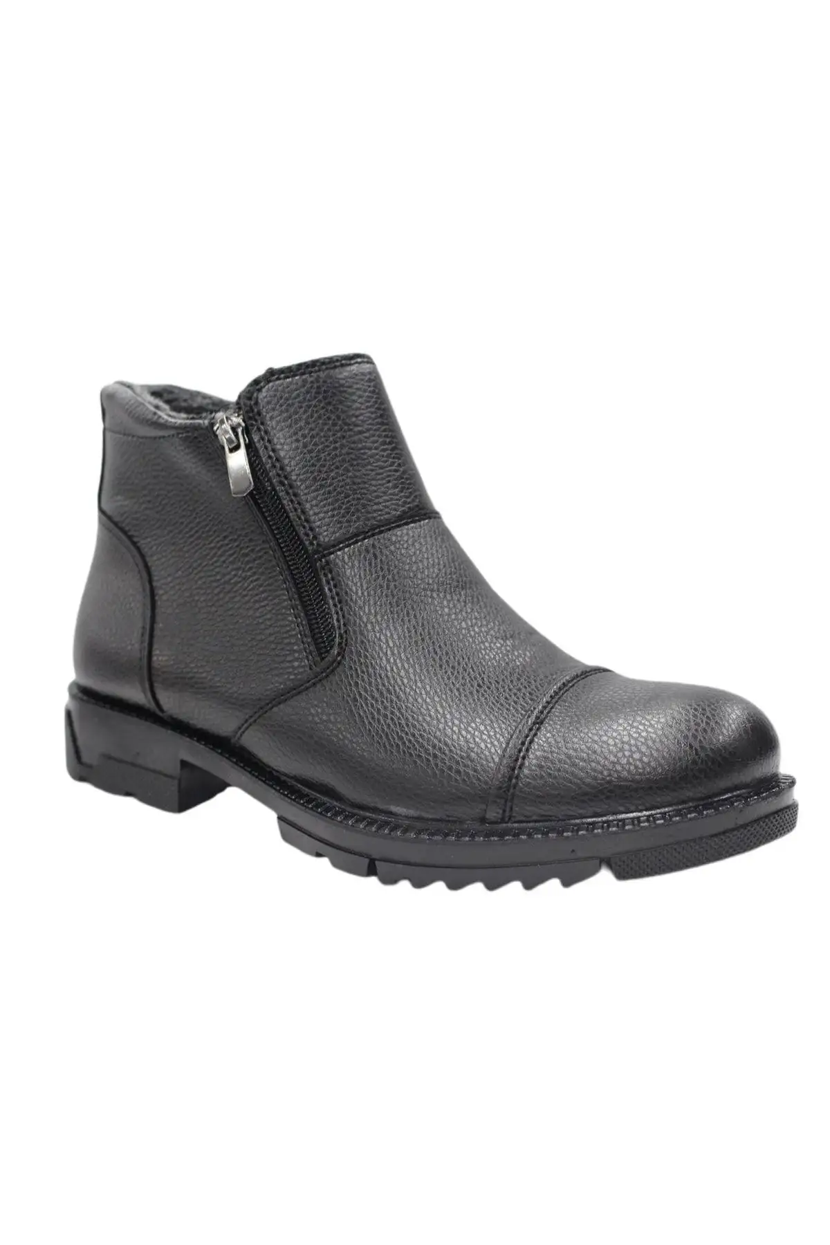 کفش رسمی مردانه بوت زمستانی مردانه 1645 با داخل پشمی - 3906