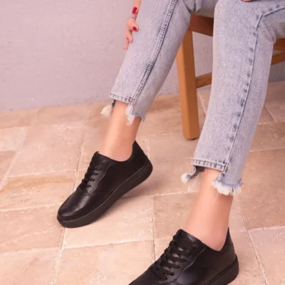 کفش پسرانه ورزشی یونی‌سکس مشکی 14361 - 4470