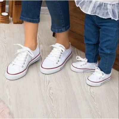 کفش نوزاد پسر ورزشی سفید یونی‌سکس کانور - 4113