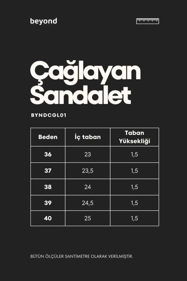 کفش صندل زنانه چرم سفید BYNDCGL01 - 5403