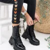 بوت و نیم‌ بوت زنانه پست م برچسبی چین‌دار سیاه BG1001-116-0002 - 4995