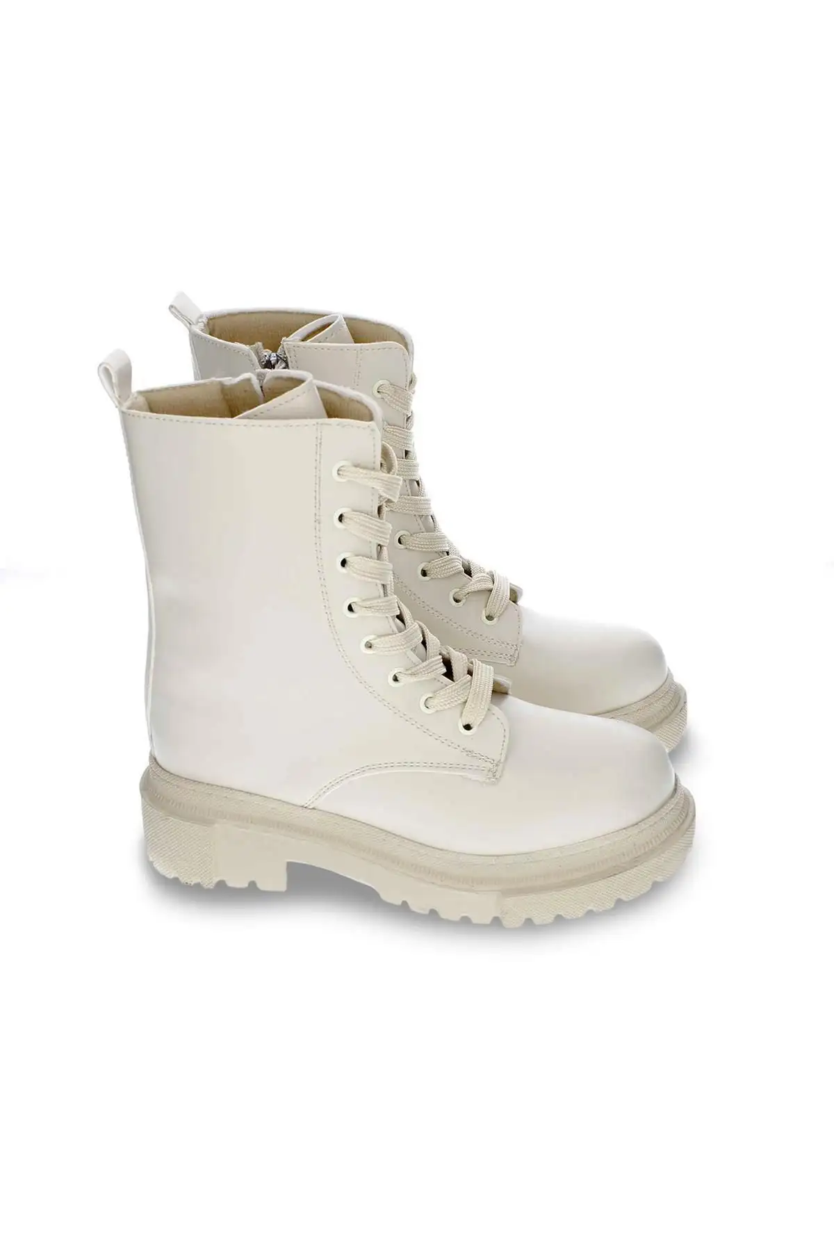 بوت و نیم بوت زنانه کفش  رزمره  با زیره بلند  بند  زیپ، راحت  مناسب برای استفاده رزمره. - 4998 بوت و نیم بوت زنانه کفش رزمره با زیره بلند بند زیپ، راحت مناسب برای استفاده رزمره. - 4998