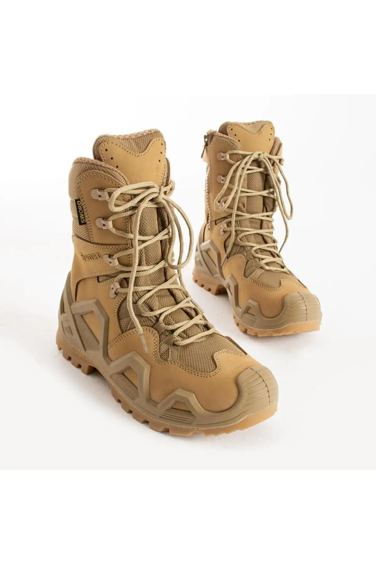 بوت مردانه ها و پوتین های تاکتیکی نظامی زمستانی زنانه و ضدآب با زیپ مدل SS602 - 4958