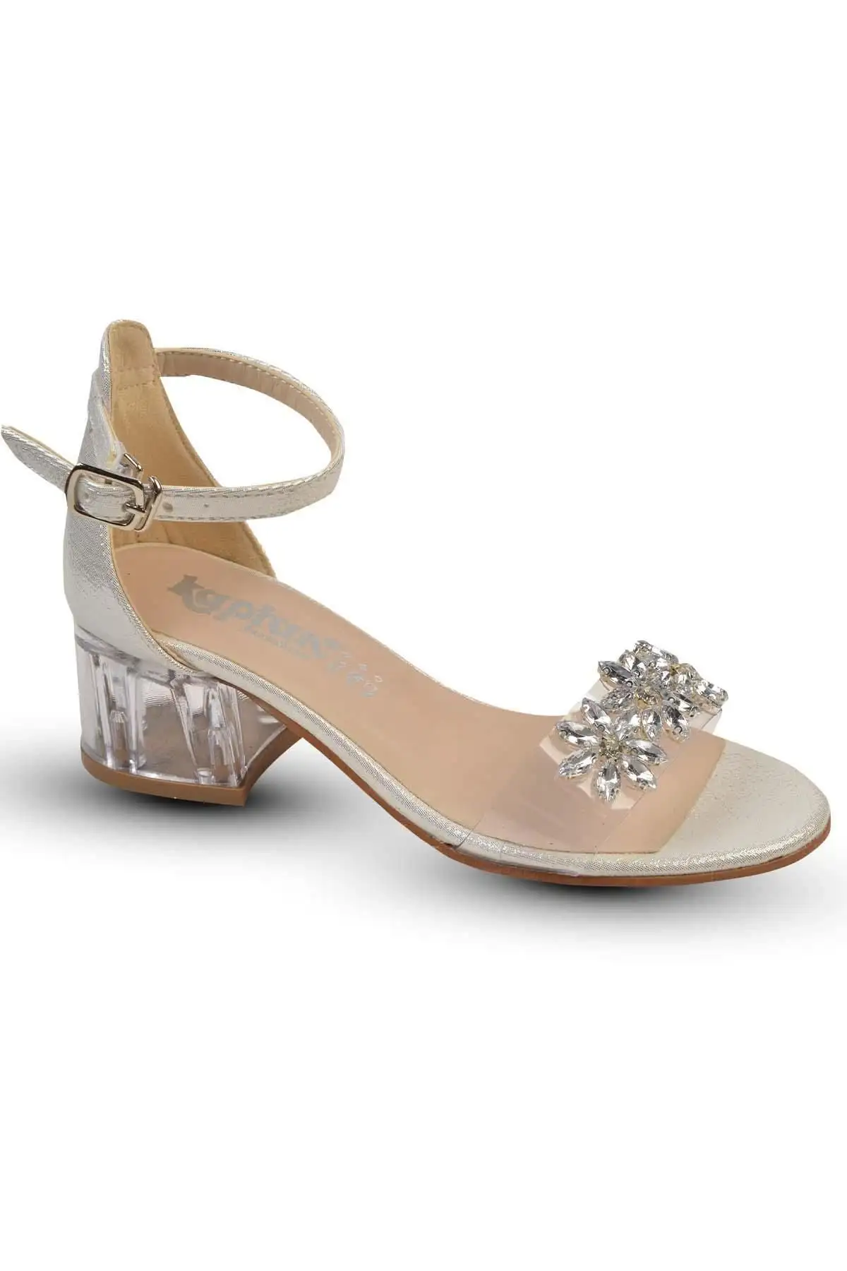 کفش دخترانه  ابی  پاشنه بلند مدل Pssk 305 - 4555 کفش دخترانه ابی پاشنه بلند مدل Pssk 305 - 4555