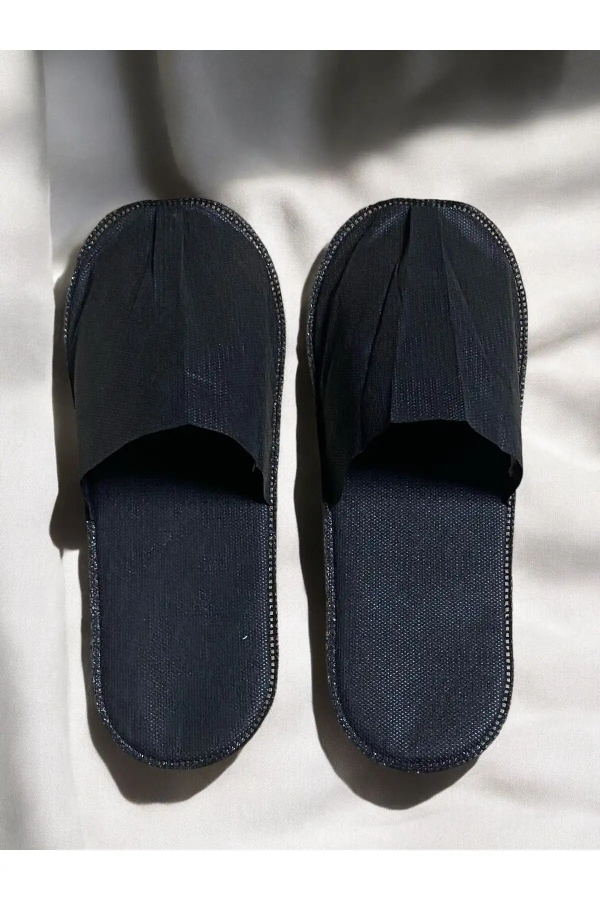 کفش راحتی خانه صندل هتلی مشکی (بسته ۱۰ عددی) - 3954 کفش راحتی خانه صندل هتلی مشکی (بسته ۱۰ عددی) - 3954